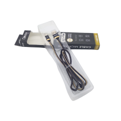 Cable Micro USB V8 ,marca Dinax. Cable mayado, 1 metro de largo. Carga rapida 5.1 Amper.
