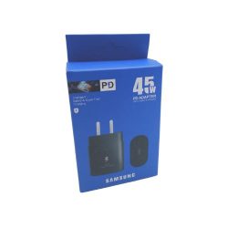 Cargador para celulares, Tipo C, marca Samsung, 45W.