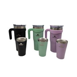Jarro de Acero 709ml. Vaso de Acero 150ml. Marca Stanley.