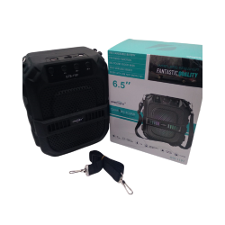 Parlante con Bluetooth de 6.5", carga rapida USB.
