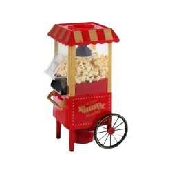 Maquina para hacer pochoclos con forma de carrito