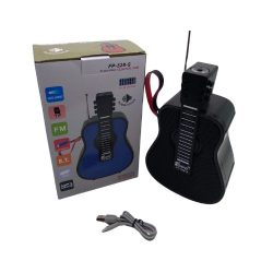 Parlante con BT Modelo guitarra, entrada USB, recargable.