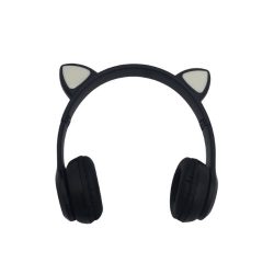 Auriculares inalámbrico, vincha con orejitas, manos libres, con bluetooth. TF card, Radio FM stereo, MP3.