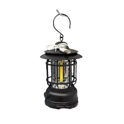 Farol recargable, carga USB, luz regulable. Para camping, falta de luz o decorativo.