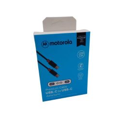 Cables tipo C a tipo C, Motorola, transmite datos.
