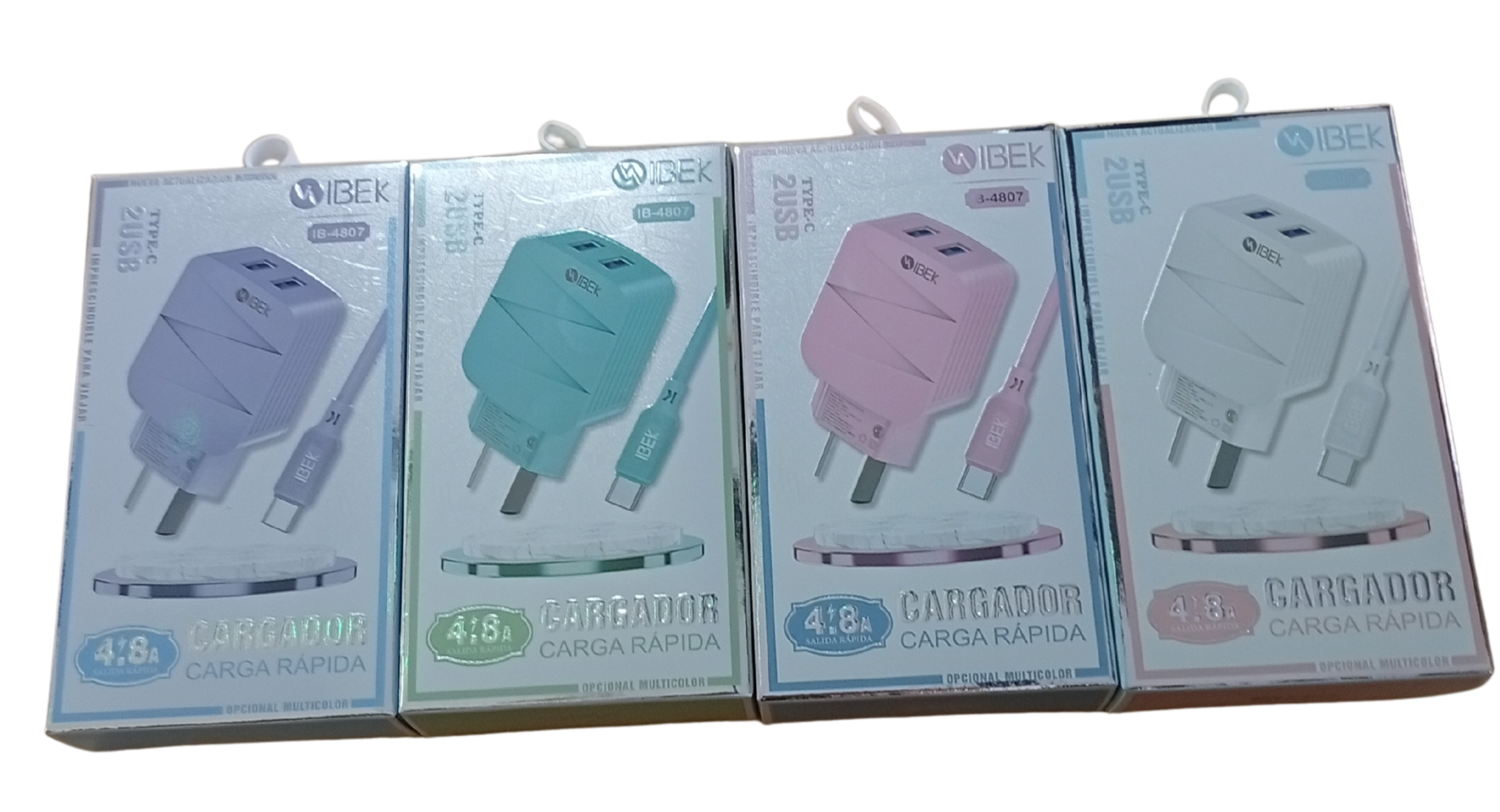 Cargador para celulares 4.8A Tipo C